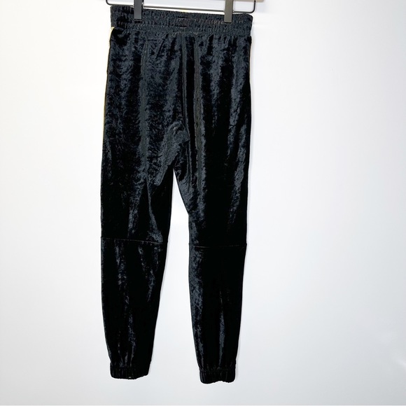 Nike Youth Kids Black velour track pants jogger size small - Picture 6 of 6